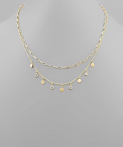 Layered Necklace Gold