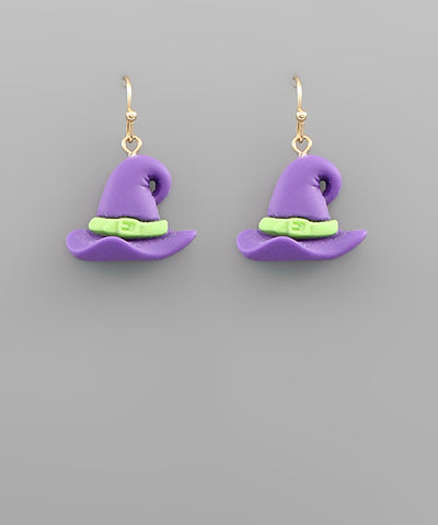 Witch Hat Earrings