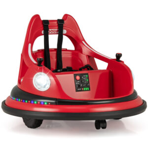 12V Kids Ride On Bumper Car with Remote Control and Dual Joysticks