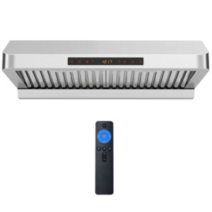 30 Inch Under Cabinet Range Hood with Oil Collector 900 CFM Stainless Steel Kitchen Vent