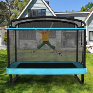 6 Feet Kids Entertaining Trampoline with Swing Safety Fence