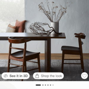 2pk Kaysville Curved Back Wood Dining Chairs Walnut - Threshold™ designed with Studio McGee (2 boxes ) retail $400