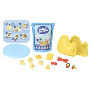 Little Tikes Creative Chefs Bluey Duck Cake Kit, with Make-It Mix Play Sand, Ages 3+