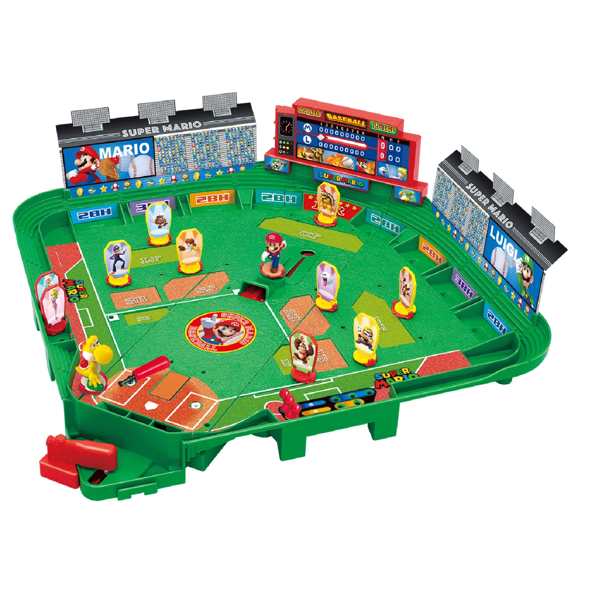 Epoch Games Super Mario Stadium Baseball Game, Tabletop Skill and Action Game, Ages 5+