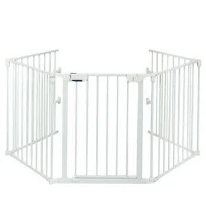 5 Panel Baby Safety Barrier with Gate