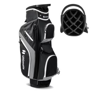 lightweight golf cart bag with 14 way top dividers