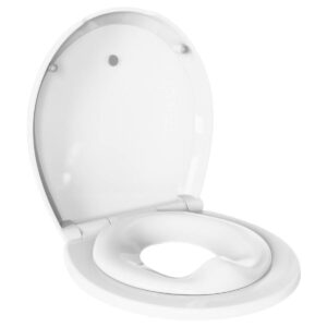 Jool Baby Quick Flip Toilet Seat with Built-In Potty Training Seat - Round retail $55