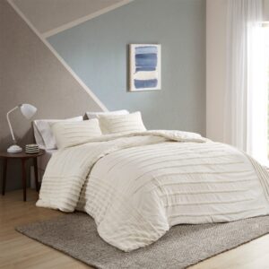 Mercer King/California King 3 Piece Chenille Duvet Cover Set retail $101.99