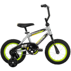 Huffy 12" Rock It Kids' Bike, Fits Riders 37" - 42", Gray, Child, Boys