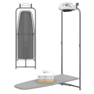 Over the Door Ironing Board Space-Saving Metal Hanging Ironing Board