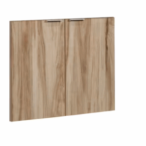 Portage Park 29.764 in. Kiln Acacia 2- Shelf Standard Bookcase Door Pack