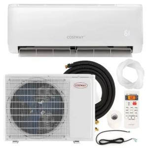 Costway 12,000 BTU Mini Split Air Conditioner AC Unit with Heat Pump & Remote Control