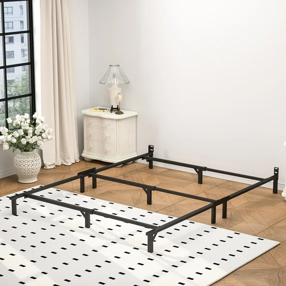 Mainstays Ardent 7″ King Metal Bed Frame. Adult. Easy to Assemble.No Tools Needed.