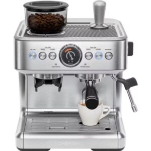 Chefman Crema Supreme Espresso Machine Stainless Steel