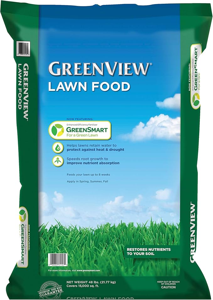 GreenView Lawn Food – 48 lb. Bag – Covers 15,000 sq. ft.