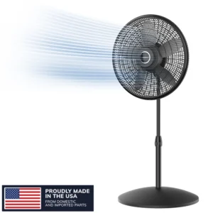 Lasko Cyclone 18" 3-Speed Oscillating Pedestal Fan Black, S18910