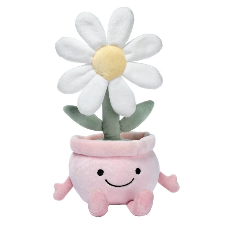 Lambs & Ivy Daisy Dreams Poseable Flower Pot Plush Stuffed Animal Toy: 11