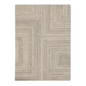 Mohawk 5'x7' Wool and Poly Blend Area Rug Tan