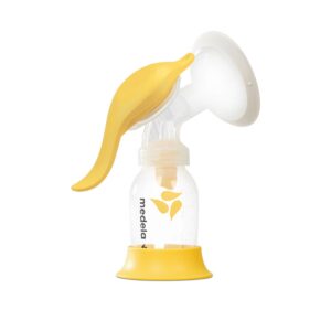 Medela Harmony Manual Breast Pump with PersonalFit Flex: BPA-Free Polypropylene, Single Pump System, Includes Milk Storage Bottles