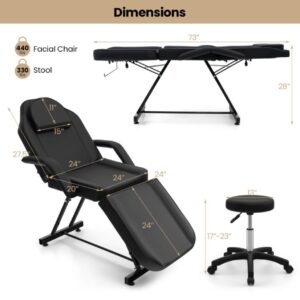 73 inch facial table set