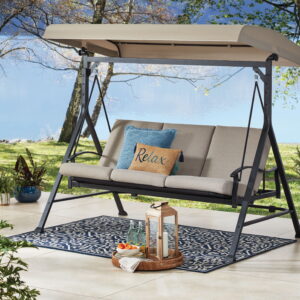 mainstays 3 person swing