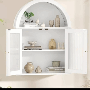 Arched bathroom cabinet