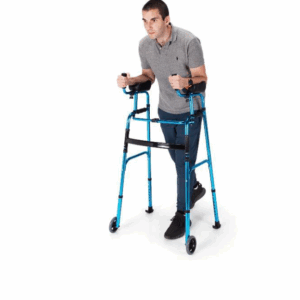 costway adjustable walker with arm support
