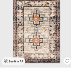 5x7 indoor geometric rug