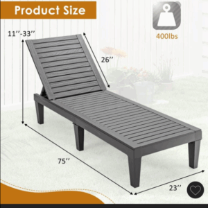 outdoor lounger