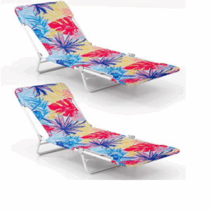 set of 2 beach recliners