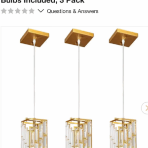 3pk pendant lighting