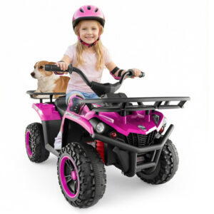 24V Electric Ride On Quad with LED Headlights