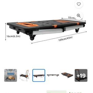 electric portable transport cart