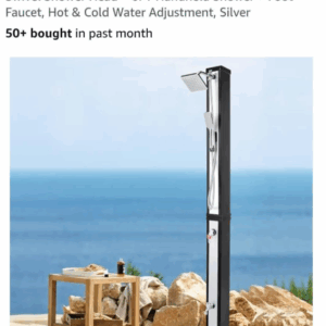 10.6 gallon outdoor shower