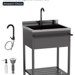 stainless steel utility sink