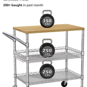 3 tier kitchen kart