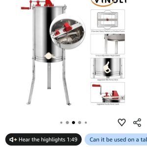 manual honey extractor