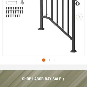 2-3 step hand rail