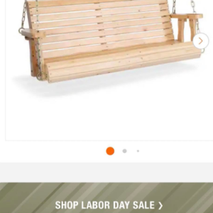 4ft porch swing