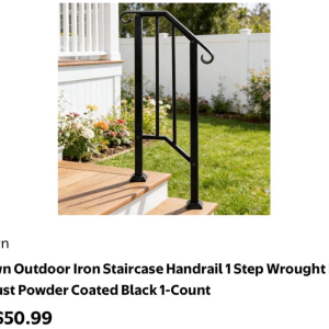 1 step handrail
